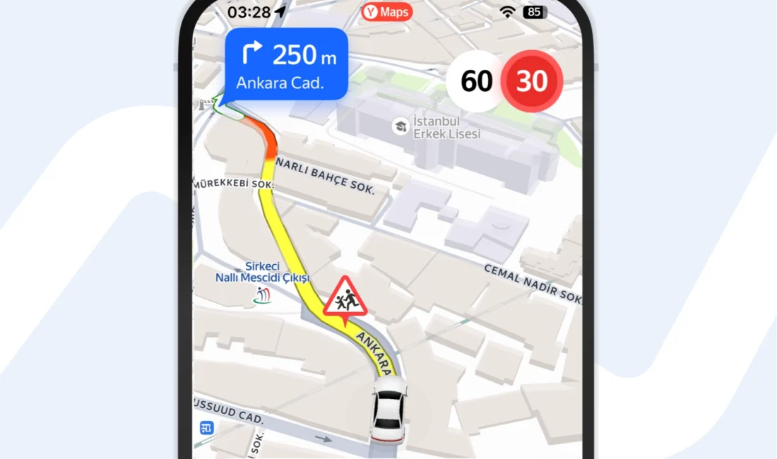 Yandex Maps’e sürücüleri kontrolsüz