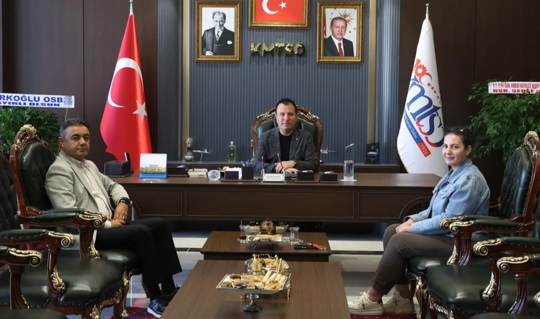 Başkan Çiçek’ten KMTSO Başkanı Buluntu’ya ziyaret Kahramanmaraş Terziler ve Konfeksiyoncular