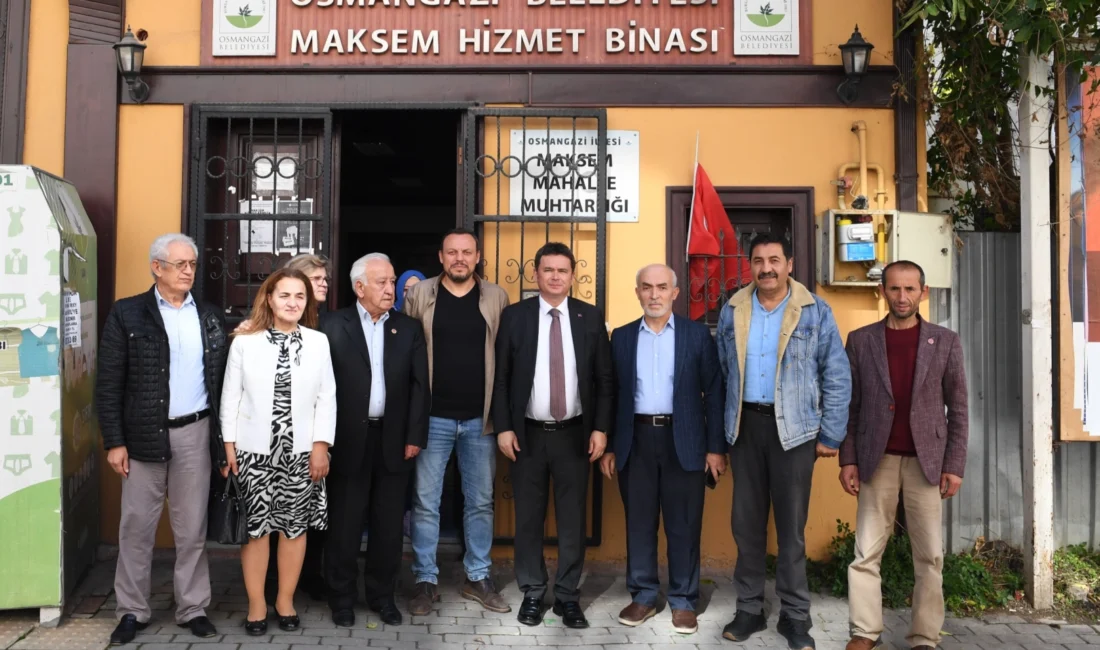 Bursa Osmangazi’de Başkan Aydın Maksem’i dinledi Bursa’da Osmangazi ilçesinde her