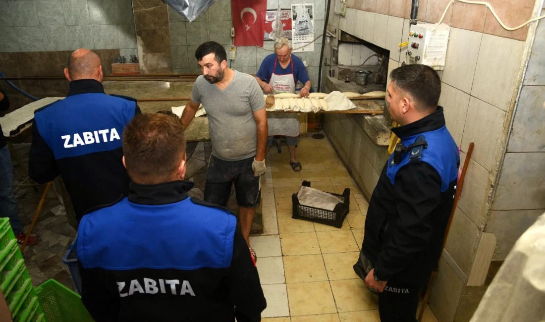 Fırınlara zabıtadan şok baskın Fırınları mercek altına alan